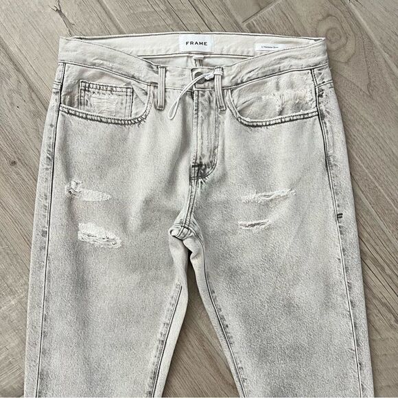 Frame Men's L'Homme Slim-Fit Mid-Rise Degradable Jeans Calverton 28 X 33 NWT - Picture 6 of 12
